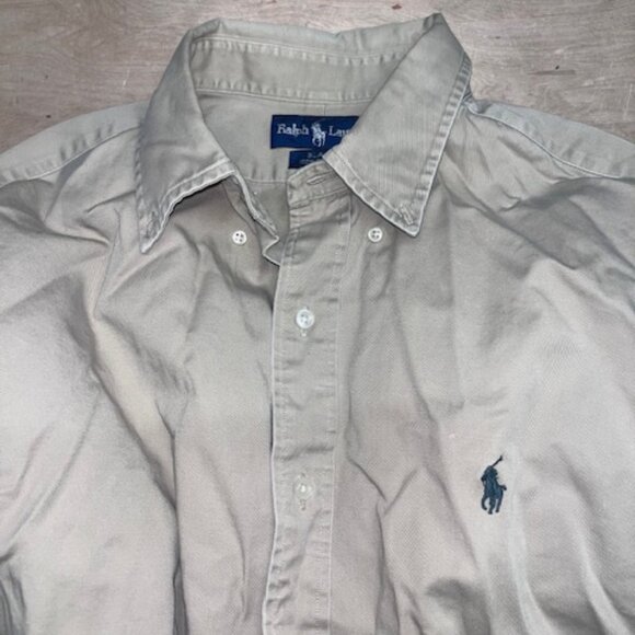 Polo Ralph Lauren Other - Beige/Khaki Polo Ralph Lauren 100% Blake Cotton Button Down Shirt